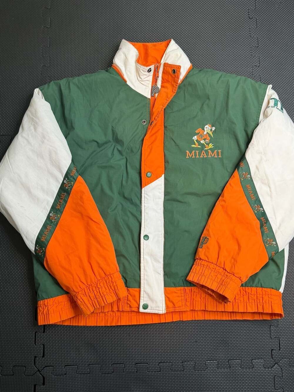 Pro Player Miami Hurricanes Jacket Size XL
